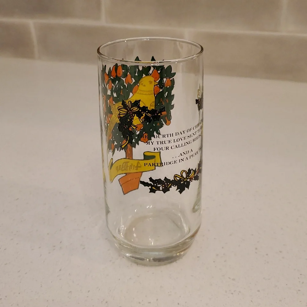 Vintage 12 Days of Christmas 4th Day Four Calling Birds